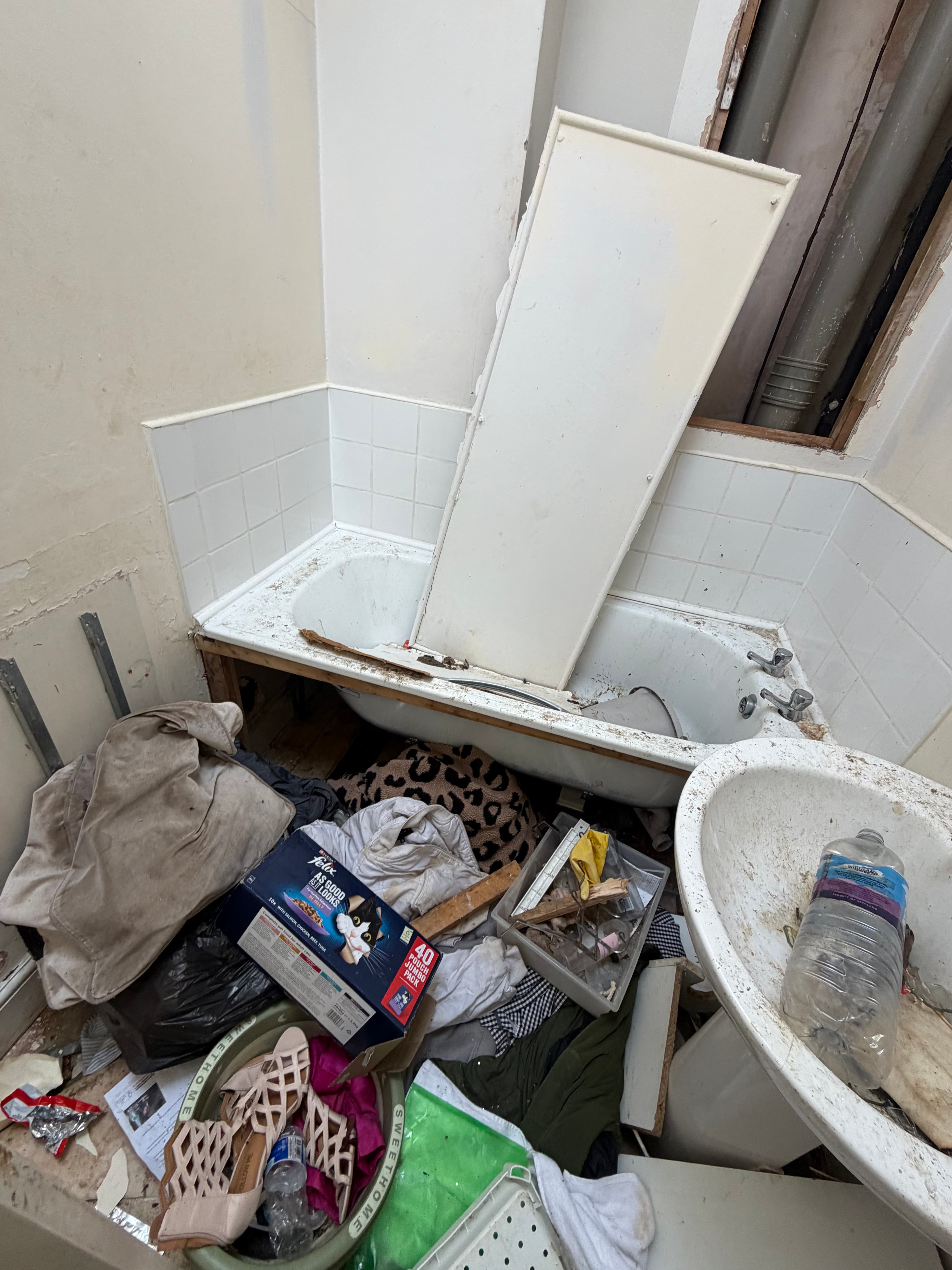 Deep clean result before