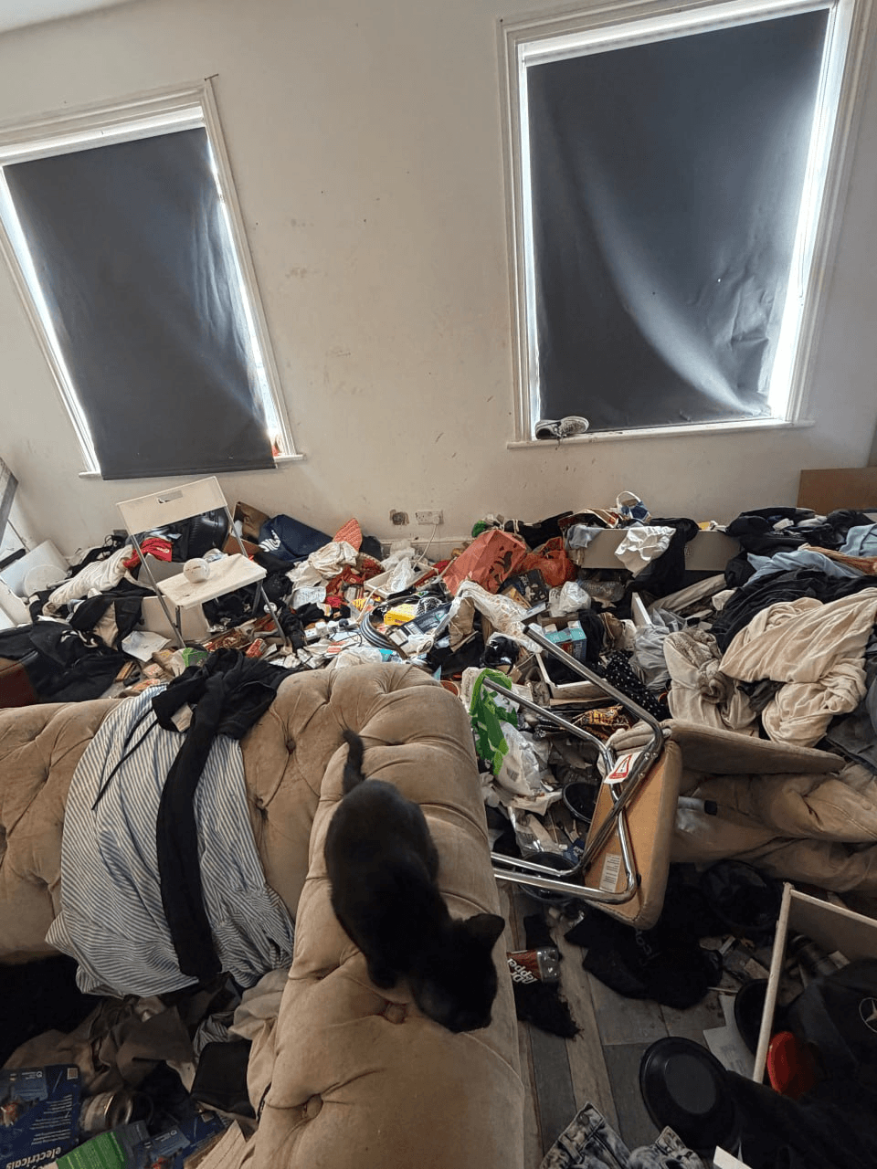 Room space clean before